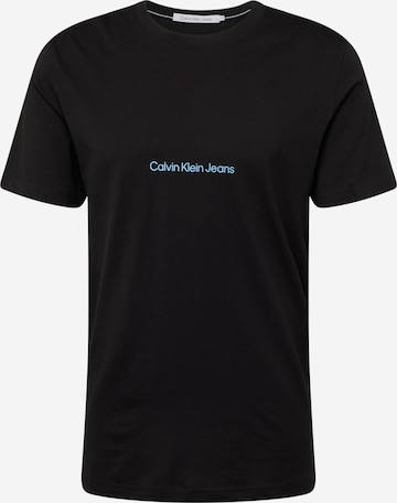 Calvin Klein Jeans T-shirt i svart: framsida