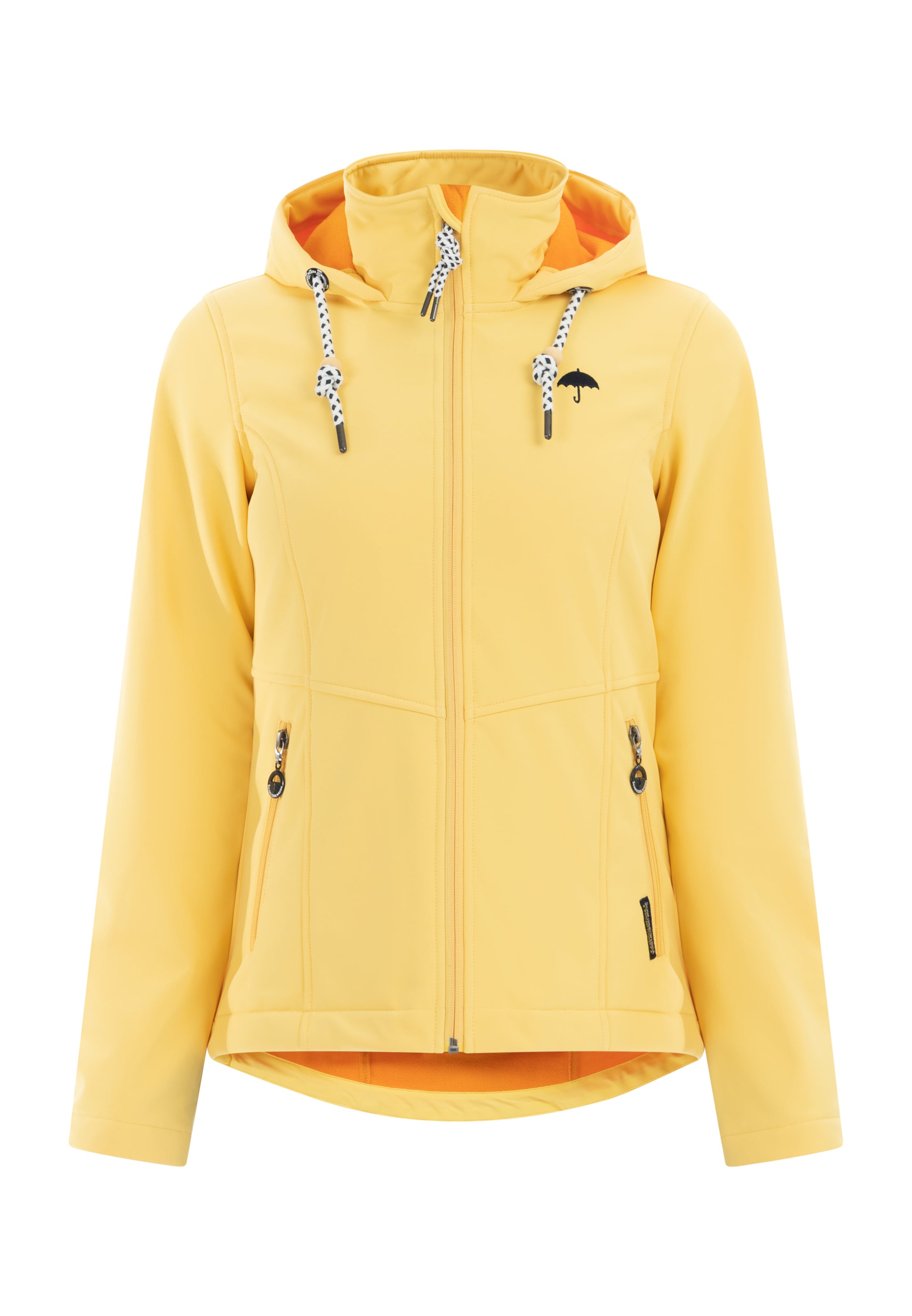 Schmuddelwedda Funktionsjacka i gul: framsida