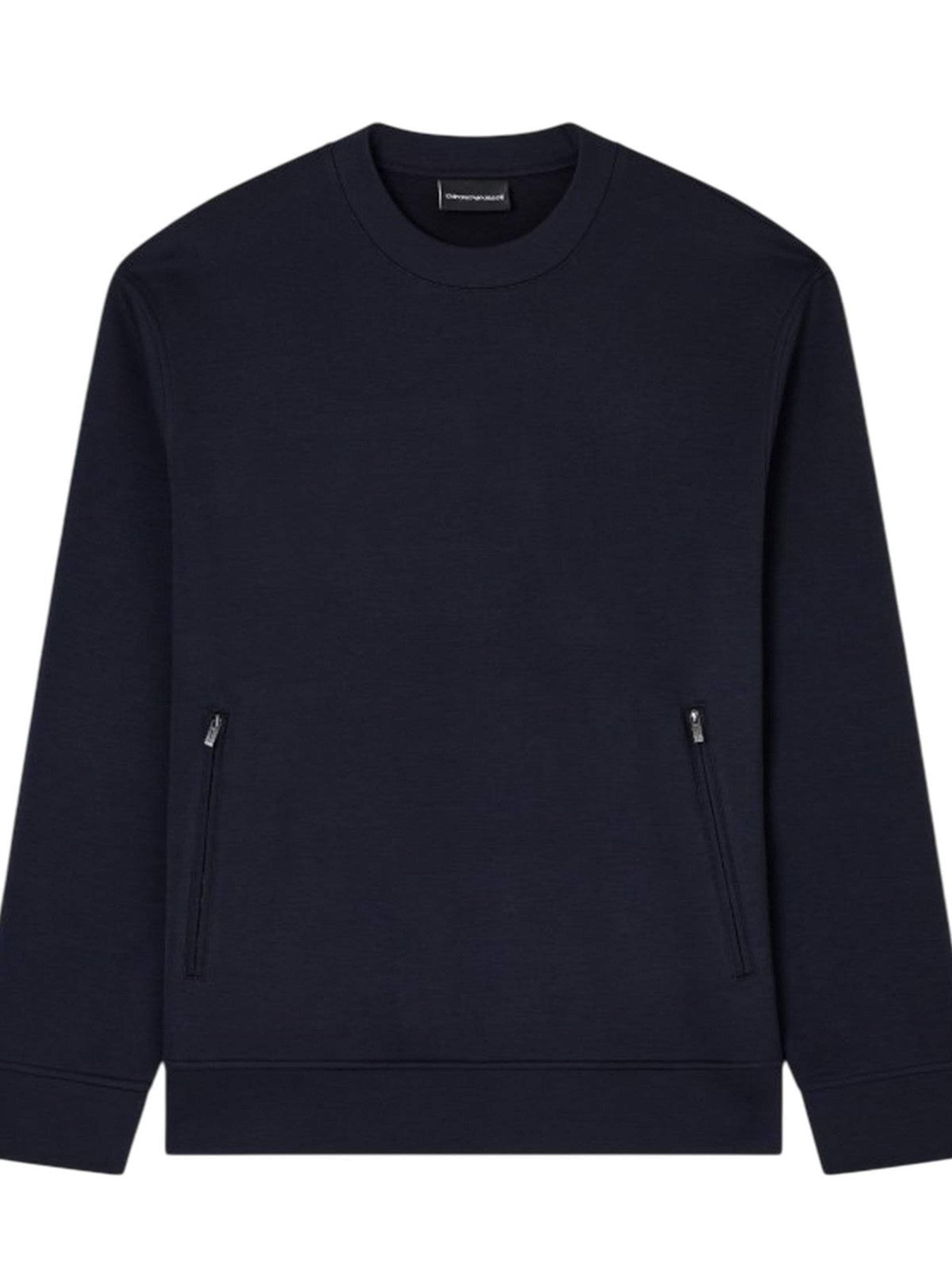 Emporio Armani - Sudadera en azul: frente