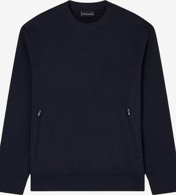 Emporio Armani - Sudadera en azul: frente