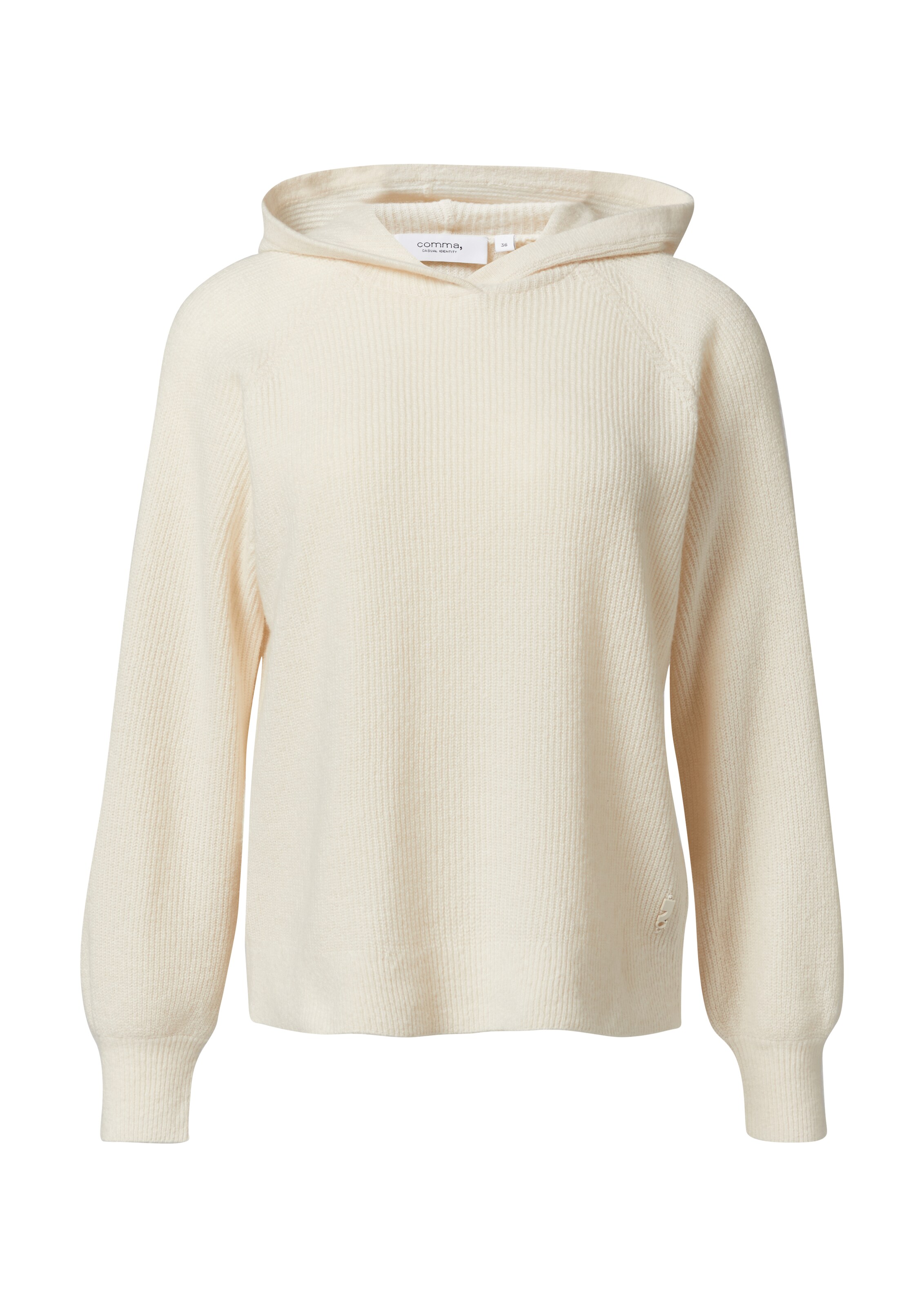 comma casual identity Pull-over en M en crème, Vue avec produit