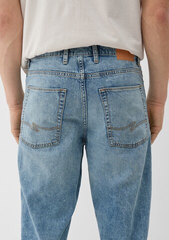 QS Tapered Jeans in Blauw