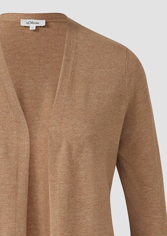 Cardigan s.Oliver en marron