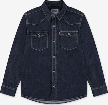Levi's Kids Button Up Shirt in Blue: front