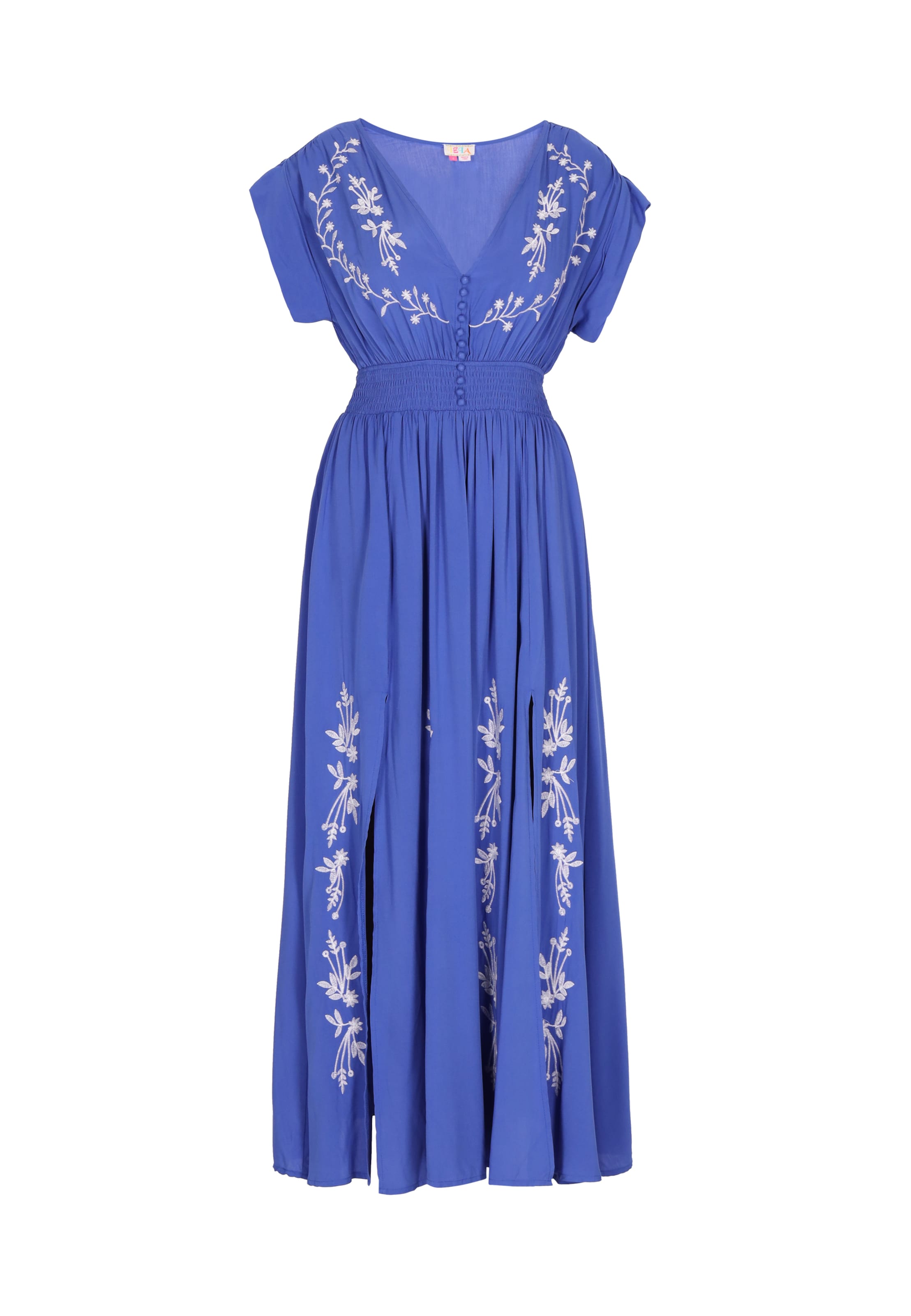 Rochie de vară de la IZIA pe albastru: față