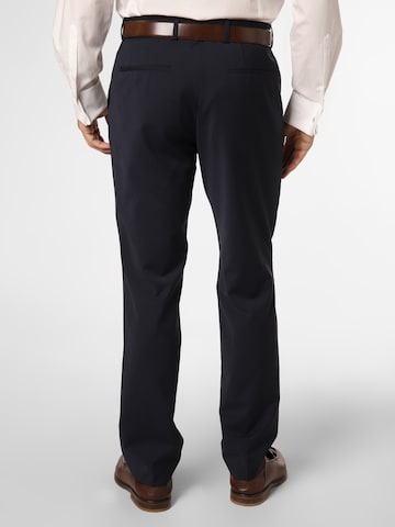 Regular Pantalon à plis ' Leon' BOSS Black en bleu