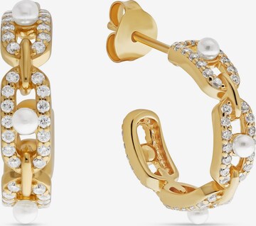 CHRIST Earrings in Gold: front
