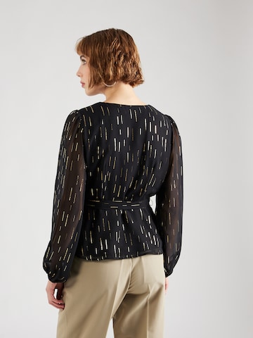 VILA Blouse 'GOLD' in Black