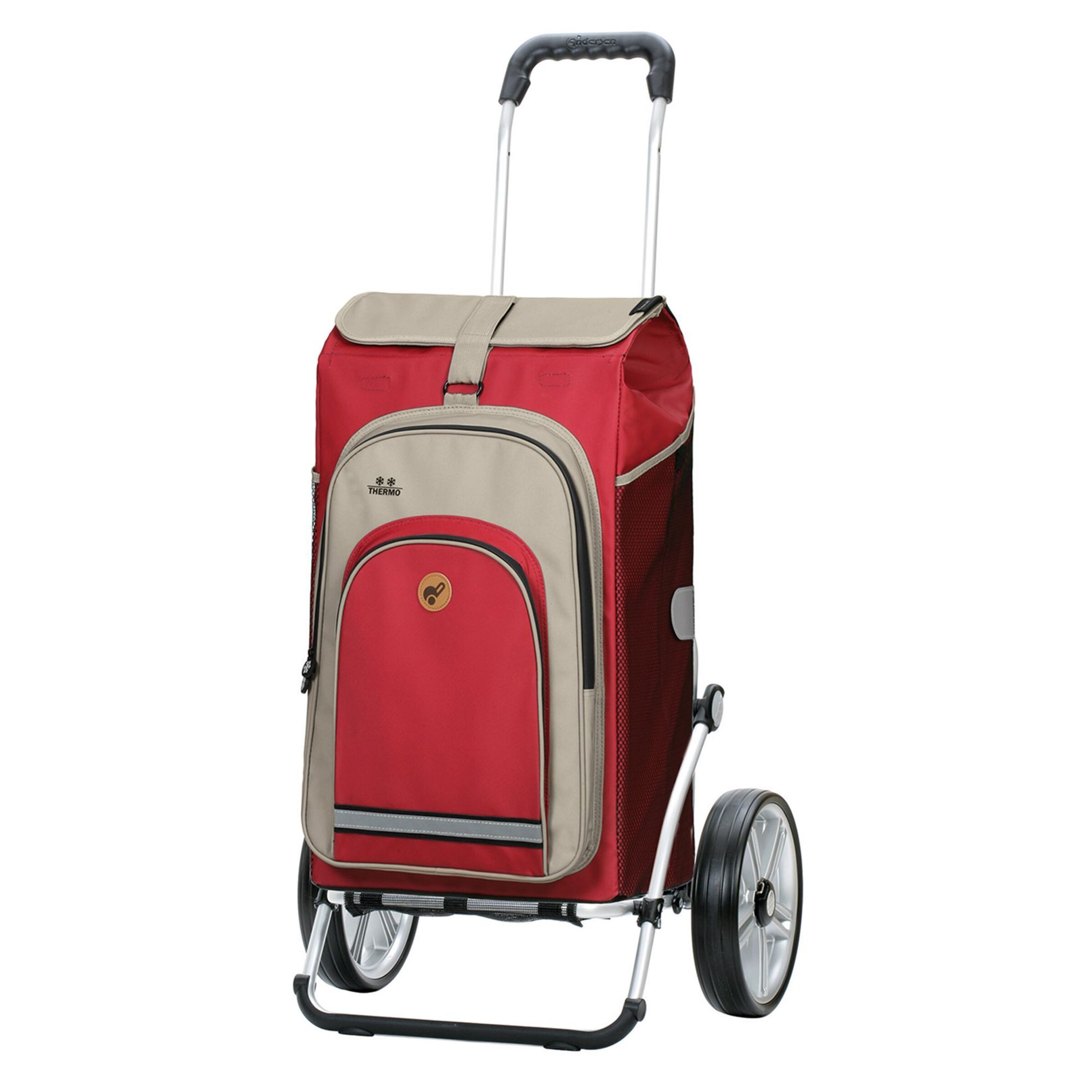 Andersen Shopper Trolley 'Royal' in Rot: Vorderseite