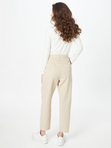 ESPRIT Regular Pleat-front trousers in Beige