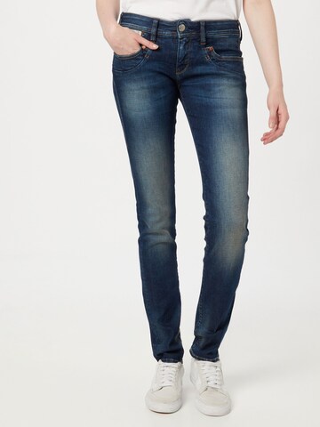 Herrlicher Slimfit Jeans 'Piper' in Blauw: voorkant