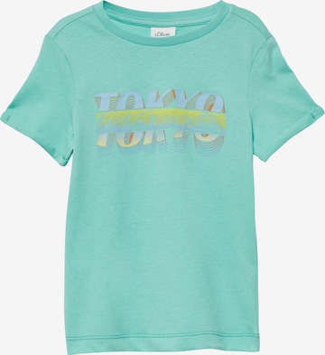 T-Shirt s.Oliver en vert : devant