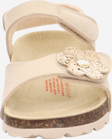 Sandalo 'FUSSBETTPANTOFFEL' di SUPERFIT in beige