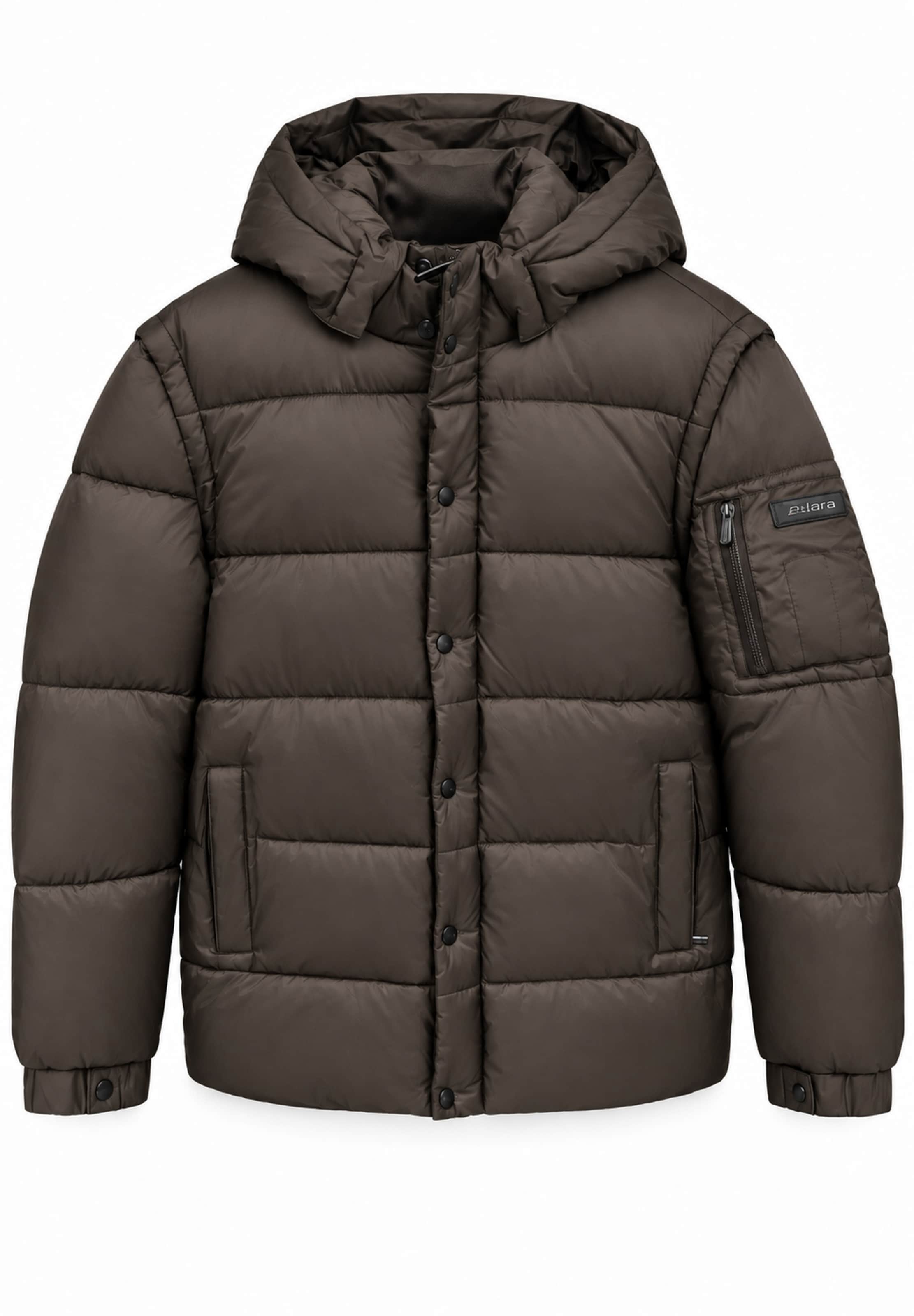 Elara Winterjas in Bruin: voorkant