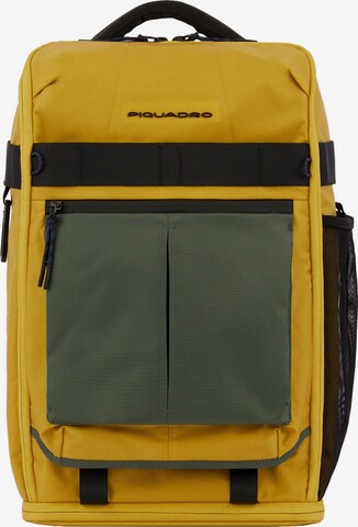 Piquadro Backpack 'Arne' in Yellow: front