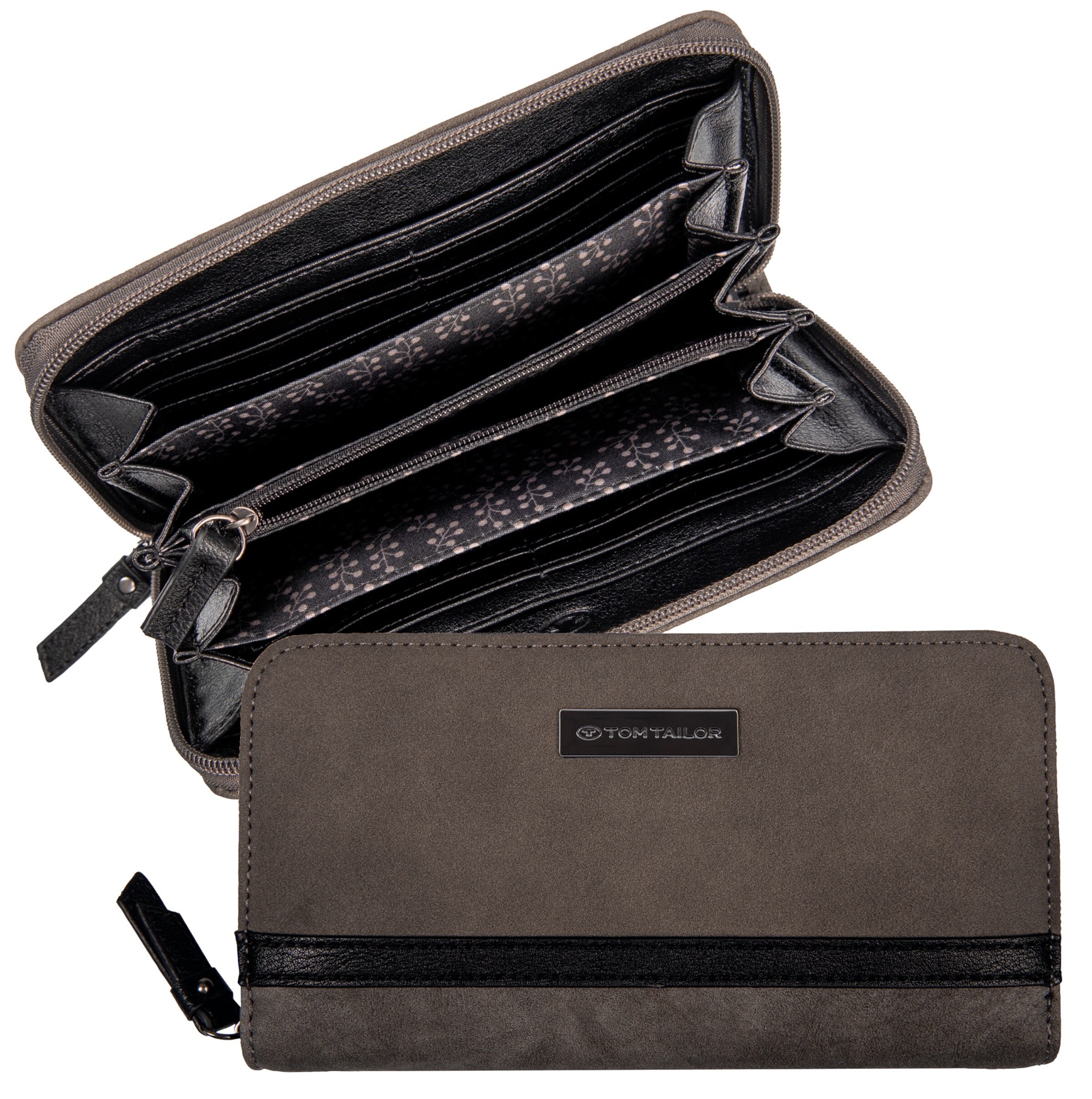 TOM TAILOR Wallet 'Elin' in Grey