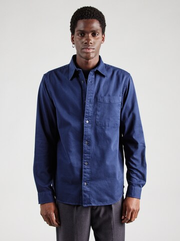 Jack & Jones Premium - Ajuste regular Camisa 'JPRCCDOVER' en azul: frente