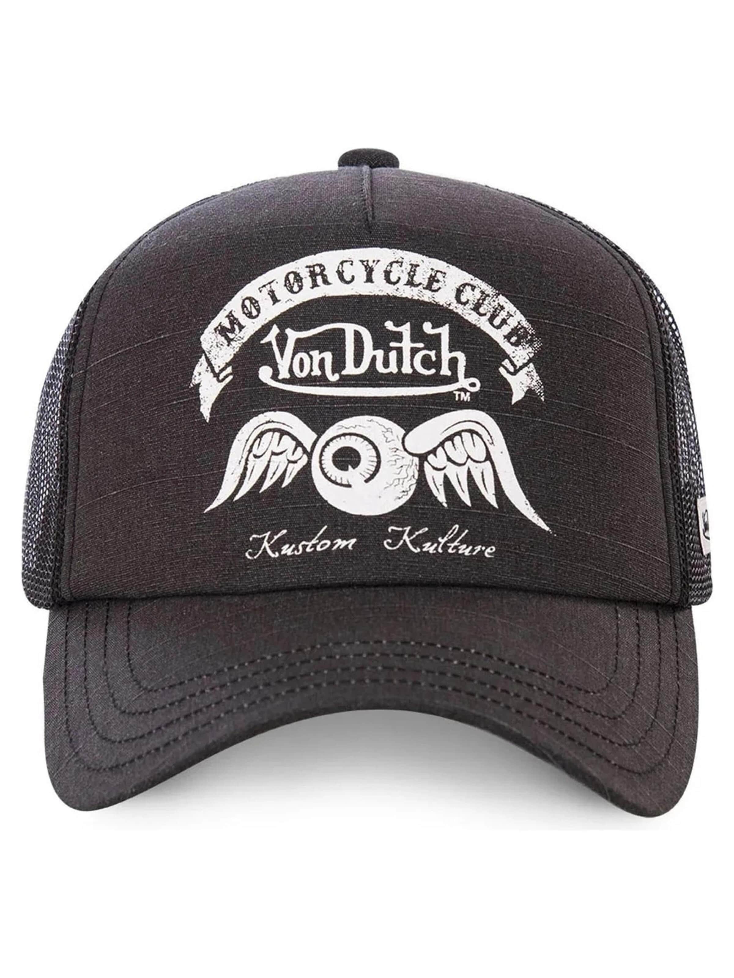 Von Dutch Cap 'Gorra von dutch negra trucker basic logo' in 54-64 in Black, Item view