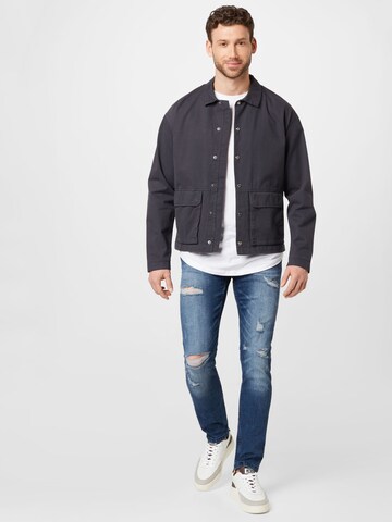 Only & Sons Between-Season Jacket 'Leo' in Blue