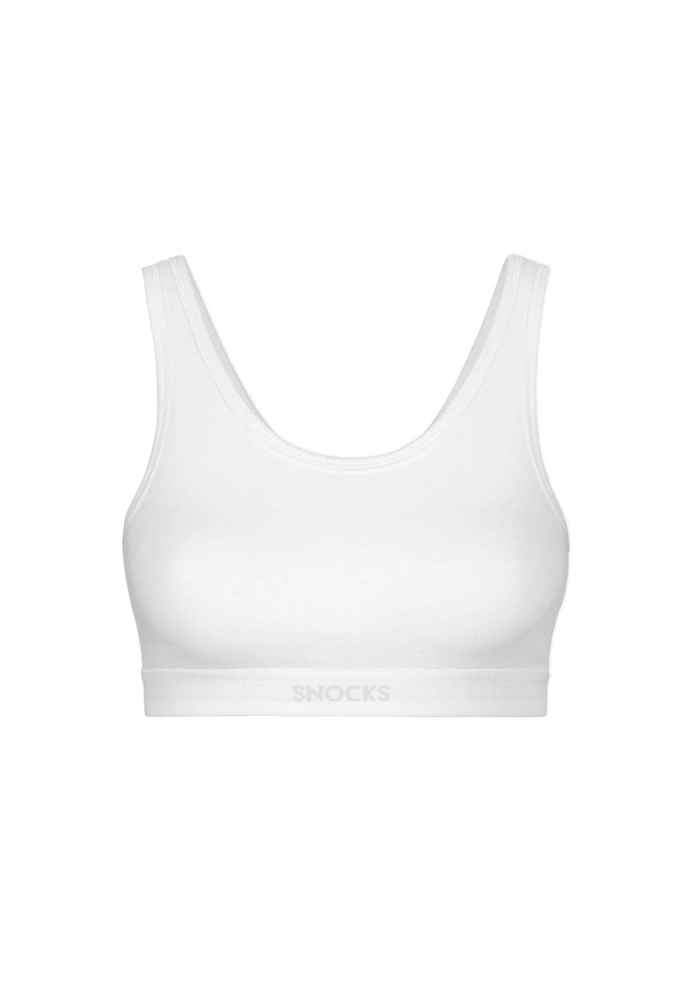 SNOCKS Rintaliivi värissä valkoinen: etupuoli