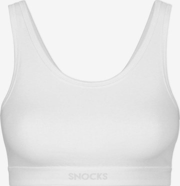 SNOCKS Бюстгальтер в Белый: спереди