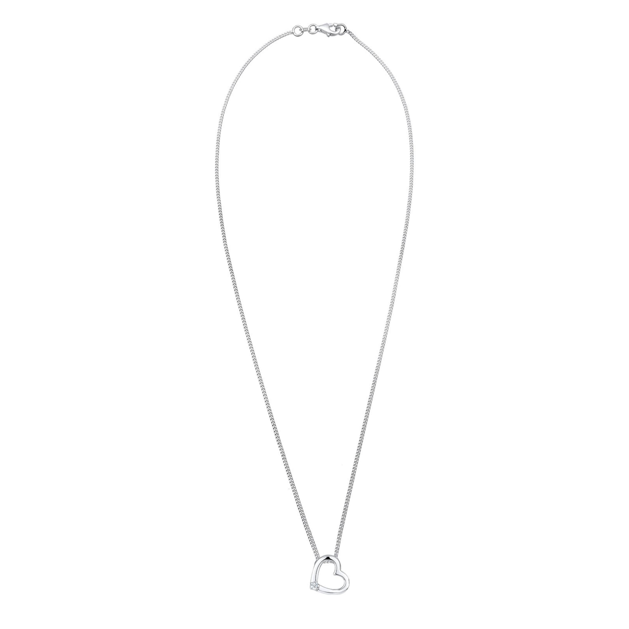 Chaîne 'Herz' Elli DIAMONDS en argent : devant