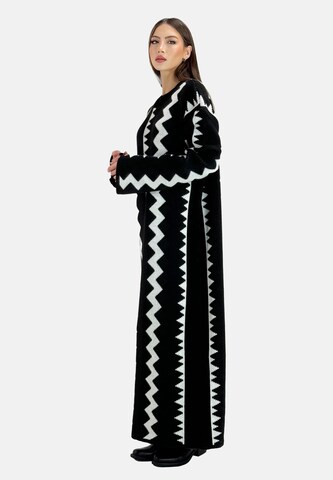Abito in maglia di Elara in nero