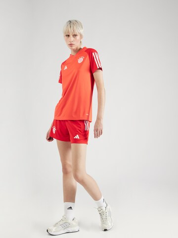 ADIDAS PERFORMANCE Functioneel shirt 'Teamline' in Rood