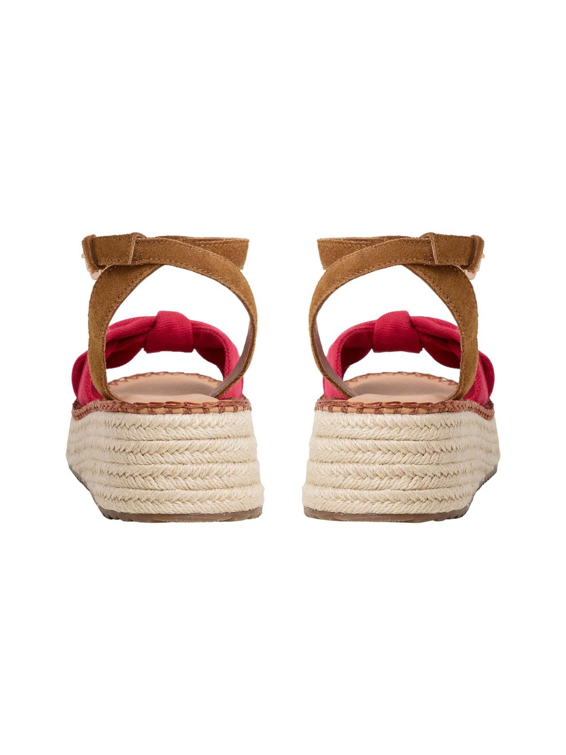 Pepe Jeans Sandale 'Kate Bass' in Rot