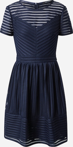 Robe SWING en bleu : devant