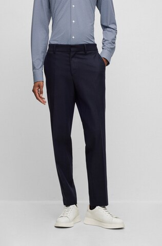 BOSS Slimfit Hose 'Genius' in Blau: Vorderseite