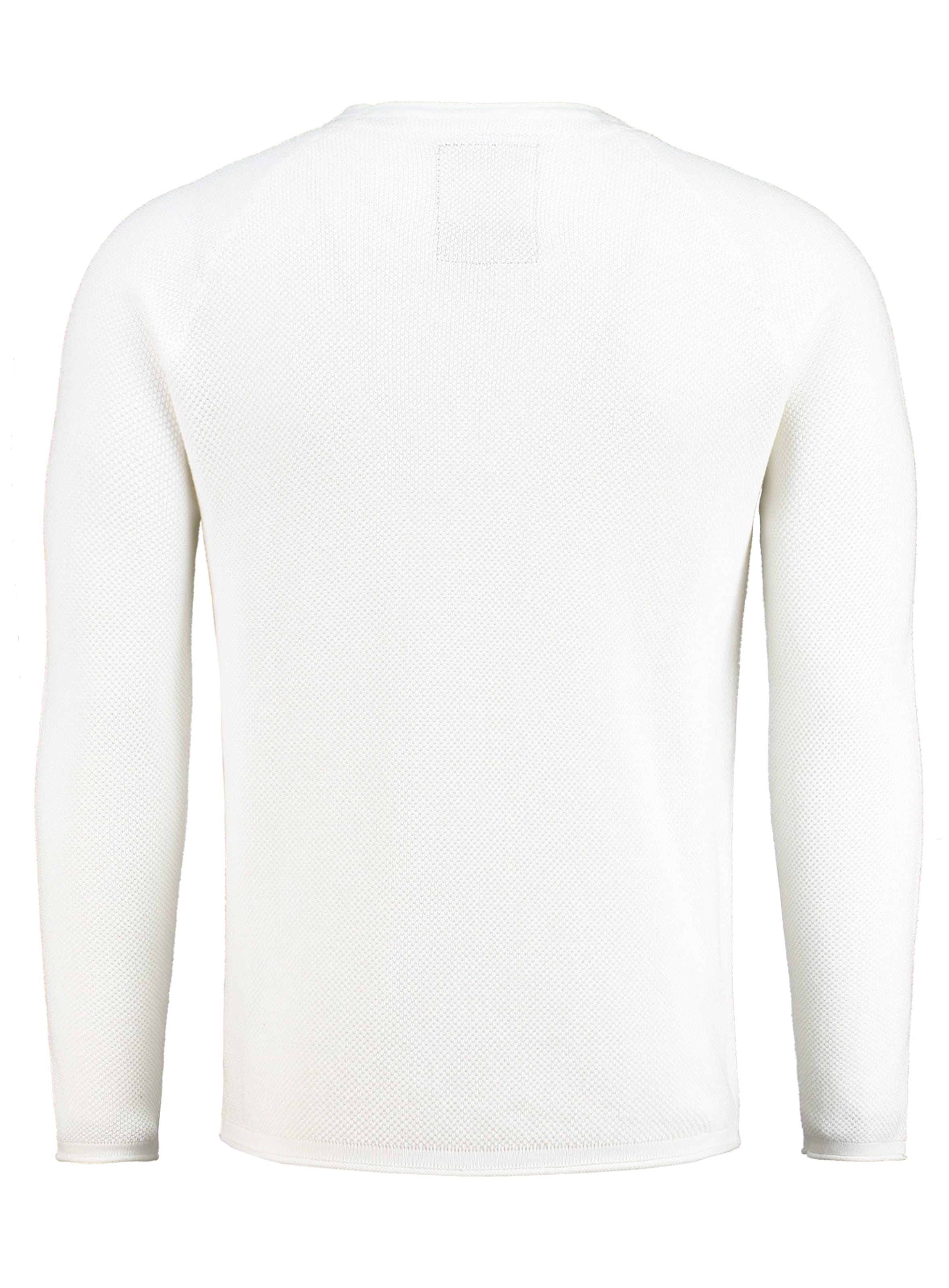 Key Largo Regular fit Sweater 'Thomas' in White