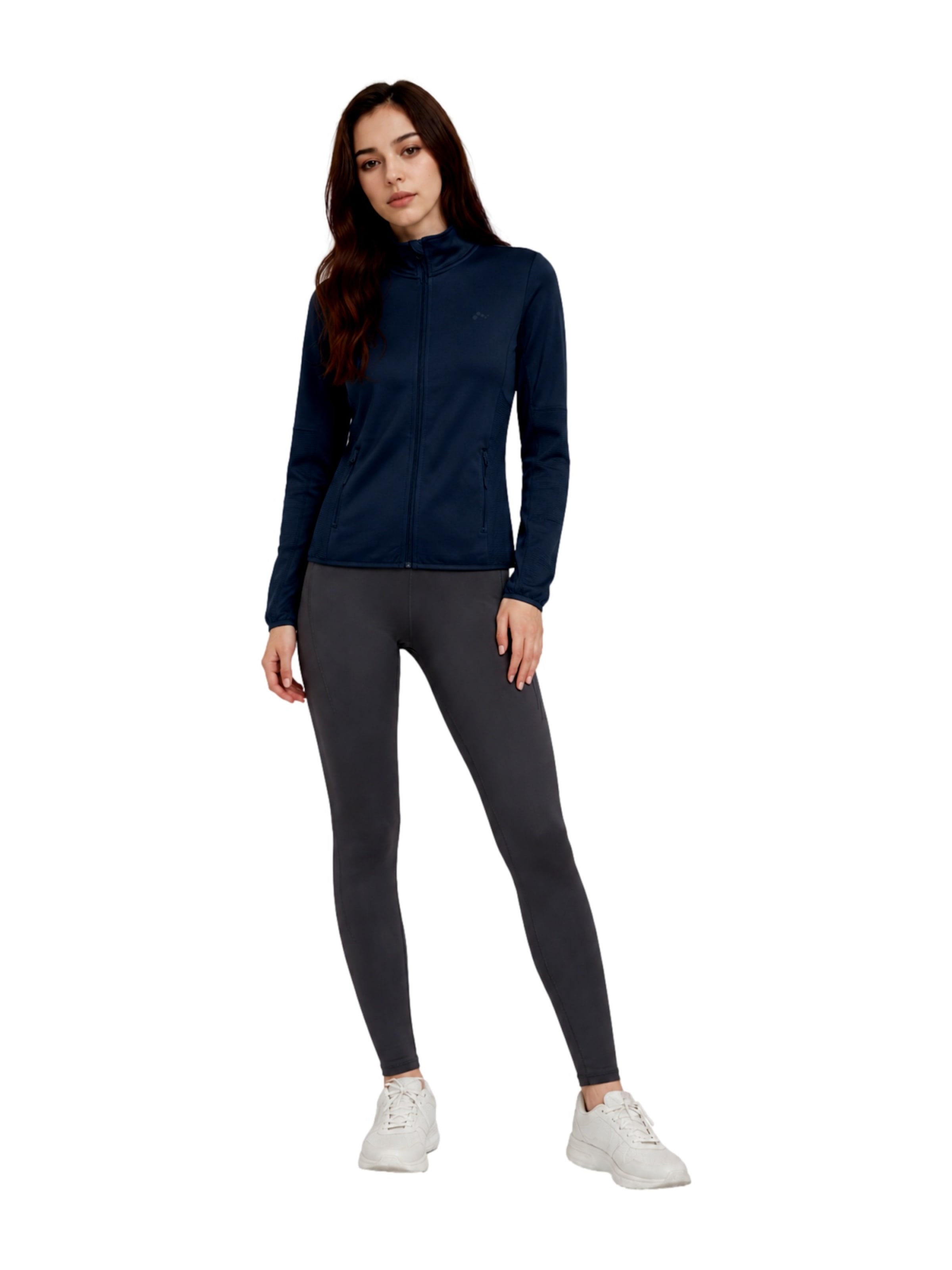 ONLY PLAY Athletic fleece jacket 'ONPJetta' in Blue
