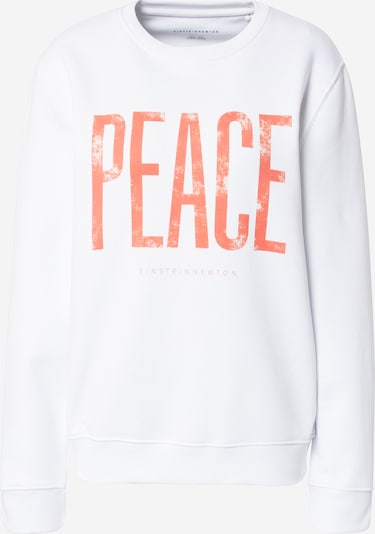 EINSTEIN & NEWTON Sweatshirt 'Paix' in lachs / weiß, Produktansicht