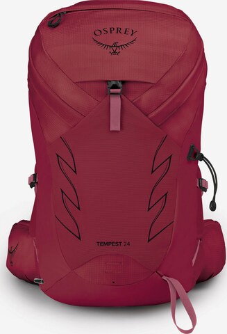 Osprey Backpack in Red: front