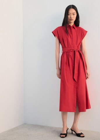 MANGO Blusenkleid 'Pupi-h' in Rot