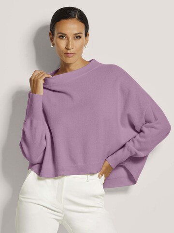 Pull-over MADELEINE en violet : devant