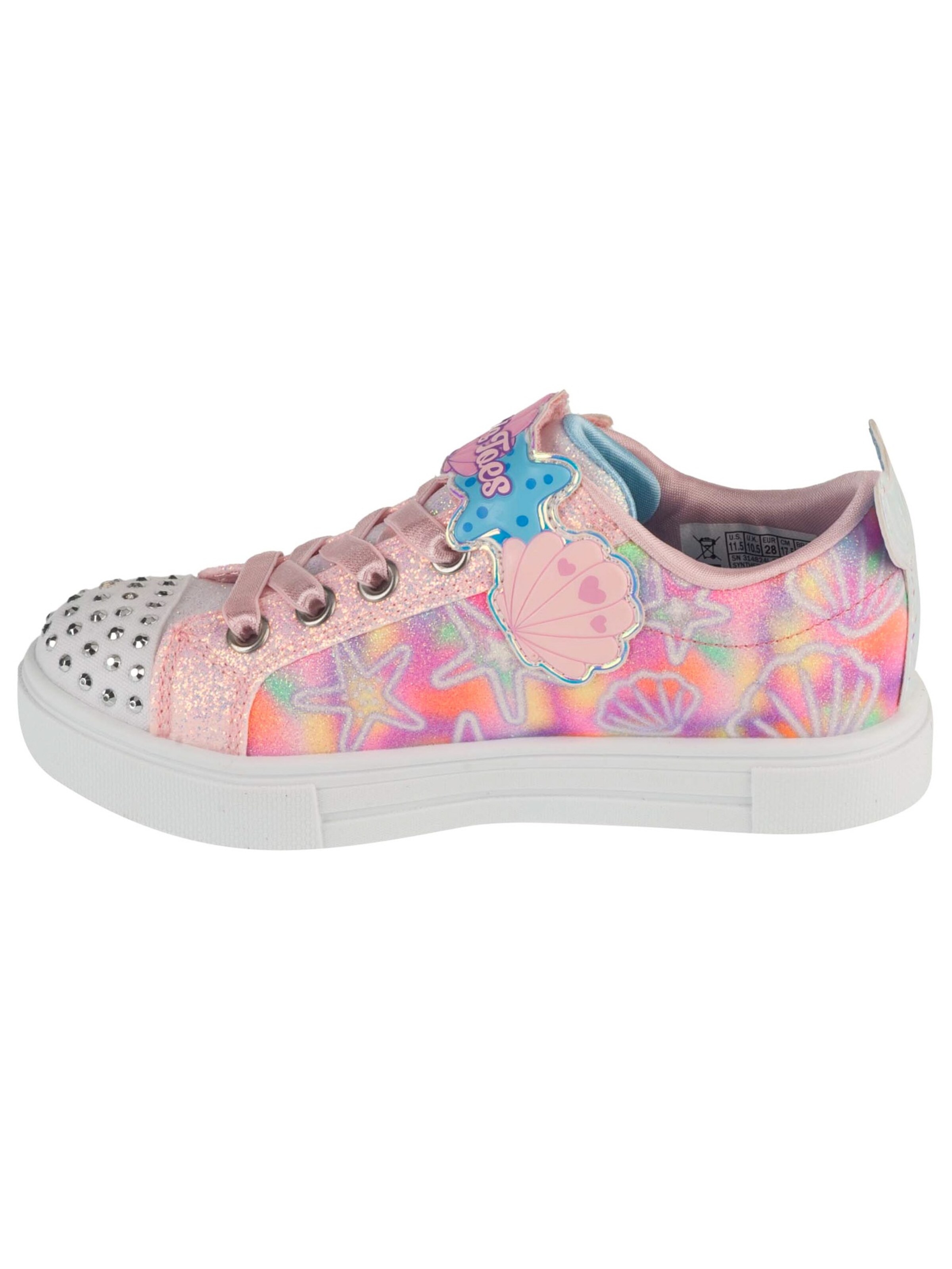 SKECHERS Sneakers 'Skechers Twinkle Sparks - Underwater Magic' in Pink: front