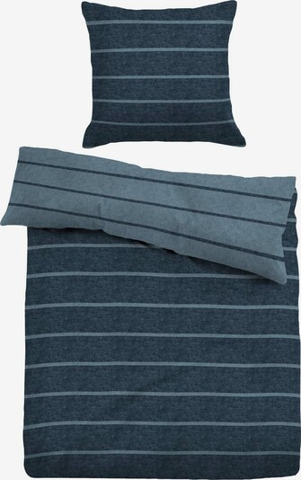 TOM TAILOR Bettwäsche in taubenblau / dunkelblau, Produktansicht