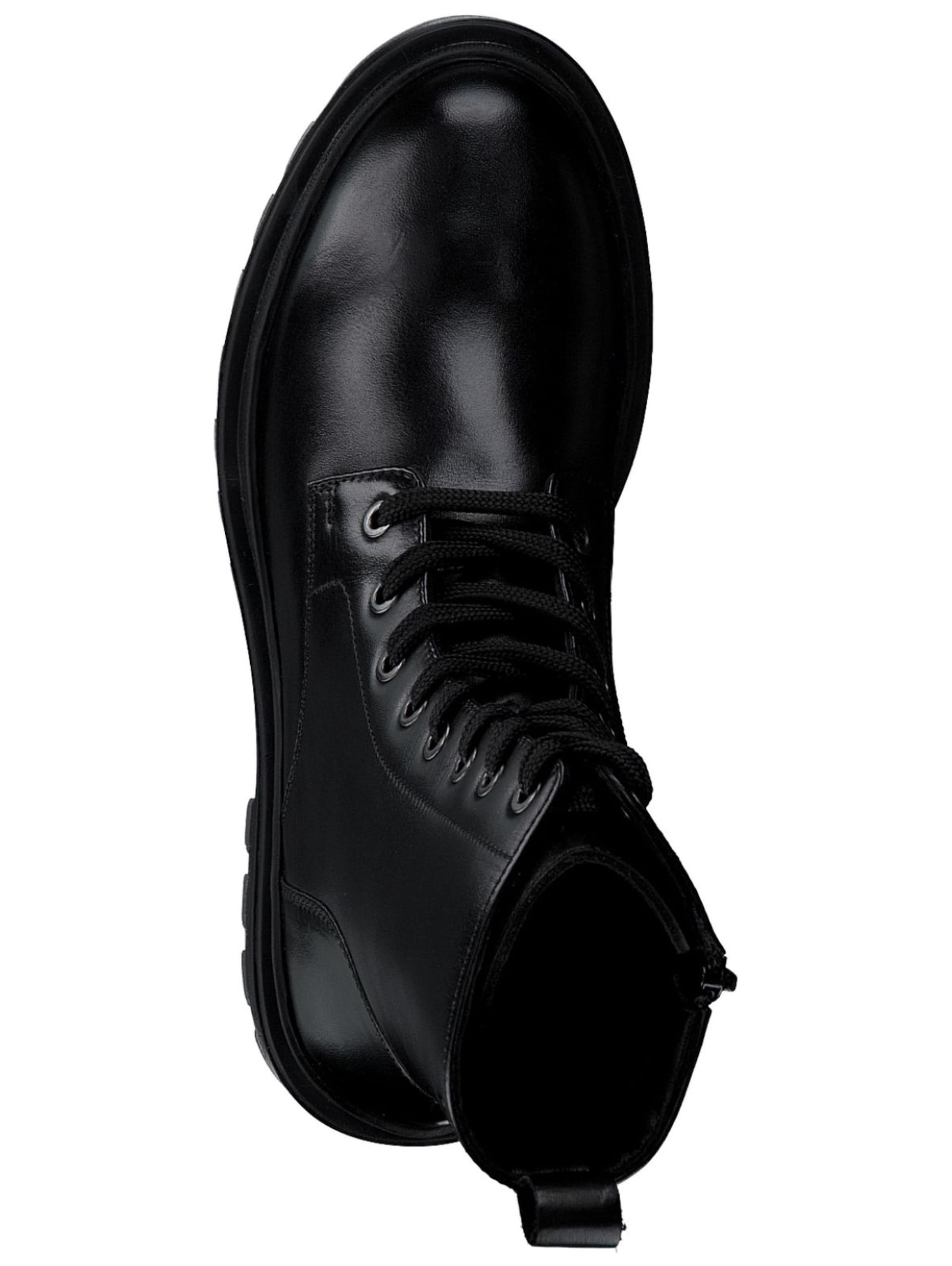 Bottines à lacets s.Oliver en noir