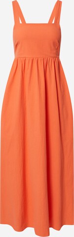 EDITED Poletna obleka 'Alena' | oranžna barva: sprednja stran