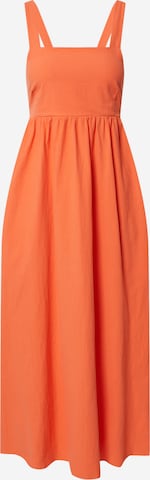 EDITED - Vestido de verano 'Alena' en naranja: frente