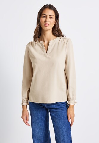 STREET ONE Blouse in Beige: front