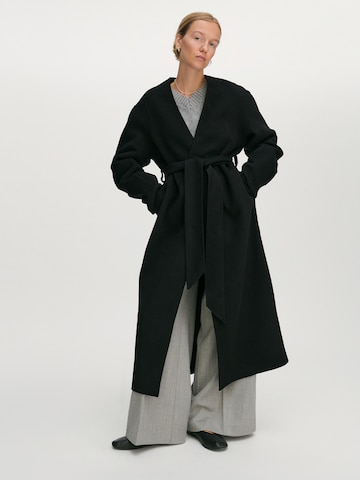 ABOUT YOU x Marie von Behrens Between-Seasons Coat 'Elsa' in Black: front