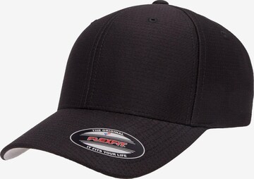 Cappello da baseball 'Cool & Dry Calocks' di Flexfit in nero: frontale