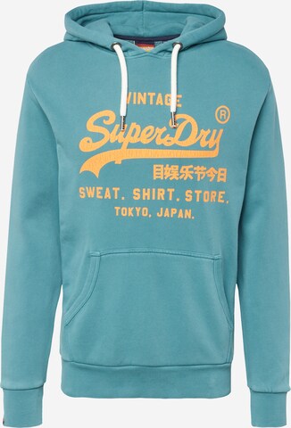 Sweat-shirt 'Vintage' Superdry en bleu : devant