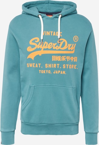 Superdry Sweatshirt 'Vintage' in Blue: front