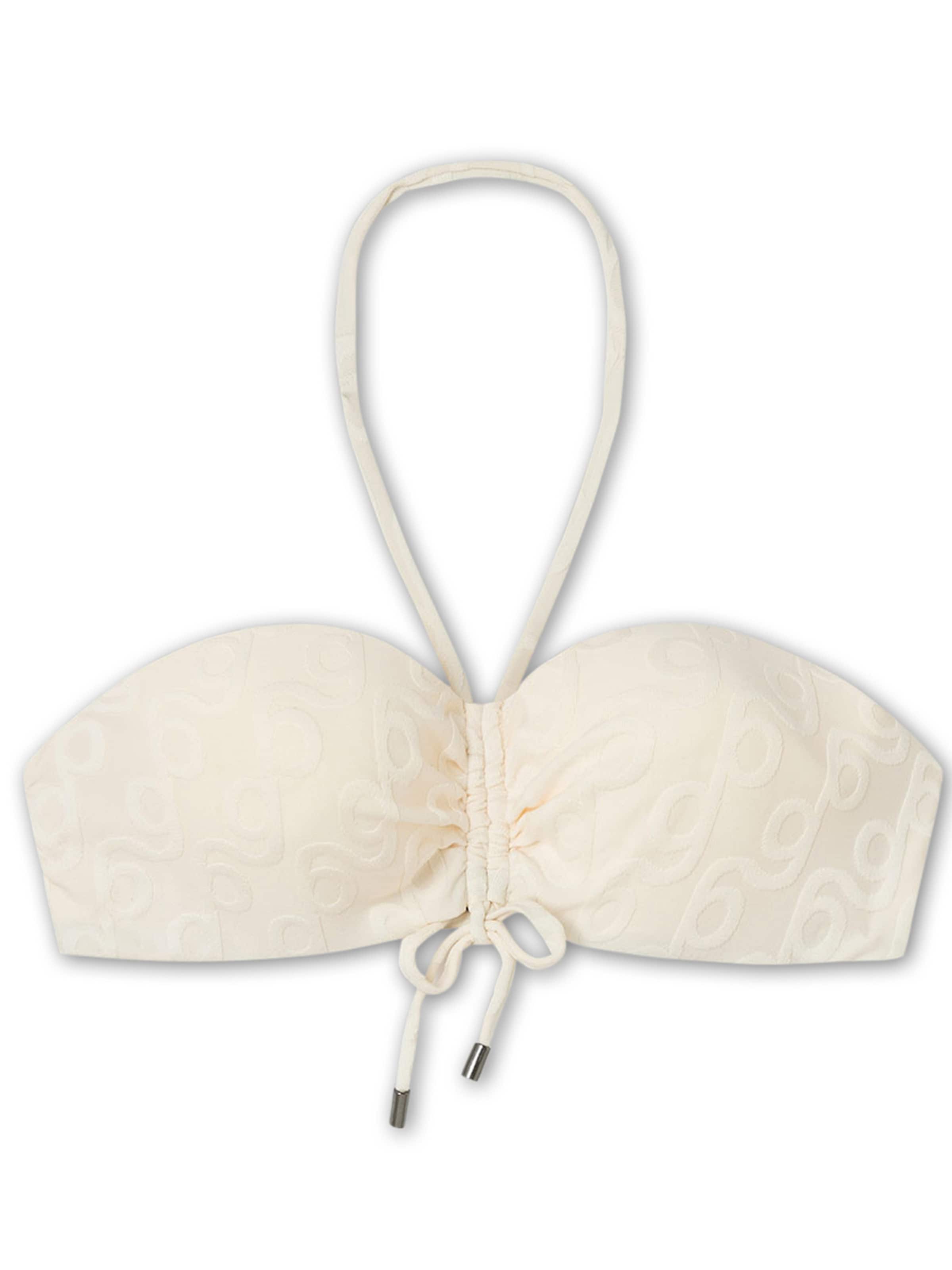 Gisela Μπουστάκι Τοπ μπικίνι σε μπεζ: μπροστά