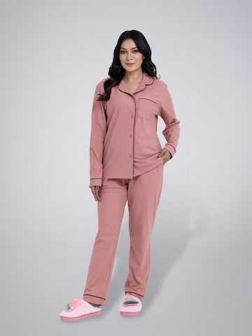 LEAFLETIC - Pijama 'Leafletic Women’s Nightwear Long set' en rosa