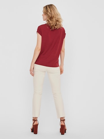 VERO MODA T-Shirt 'Ava' in Rot